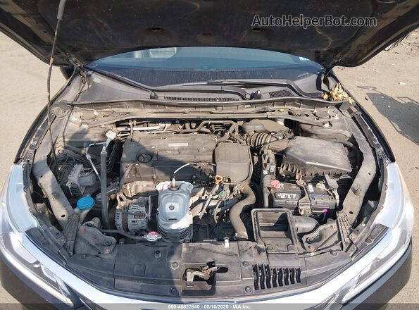 1HGCR2F55GA077793 2016 HONDA ACCORD Black Вид ззаду
