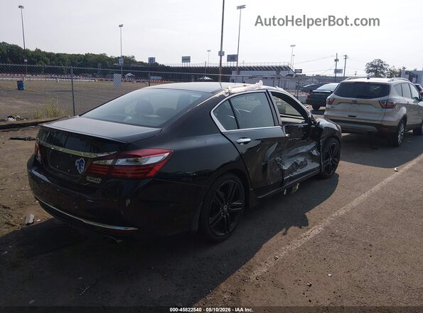 1HGCR2F55GA077793 2016 HONDA ACCORD Black Задня права чверть