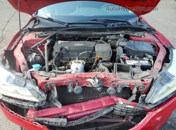1HGCR2F55GA096893 2016 HONDA ACCORD Красный Вид задней части салона
