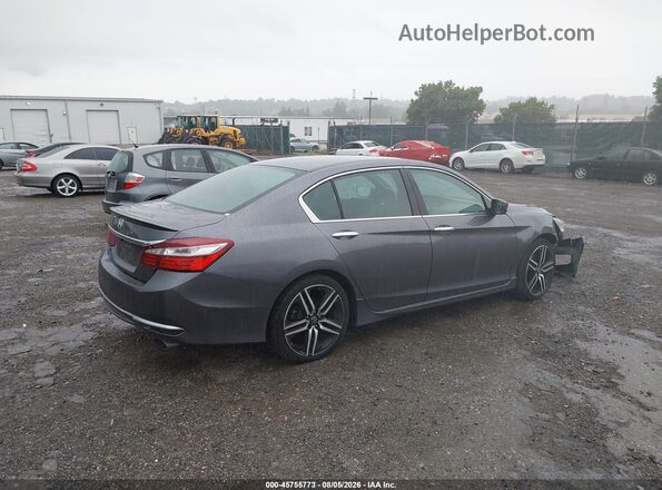 1HGCR2F55GA132632 2016 HONDA ACCORD Gray Հետևի աջ