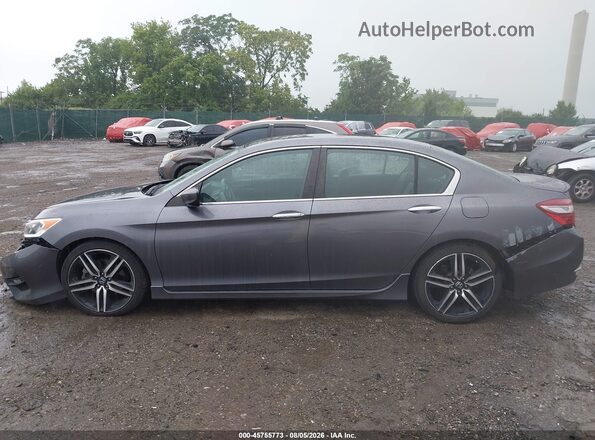 1HGCR2F55GA132632 2016 HONDA ACCORD Gray Սալոնի 360 աստիճան տեսք