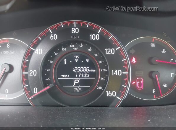 1HGCR2F55GA132632 2016 HONDA ACCORD Gray 