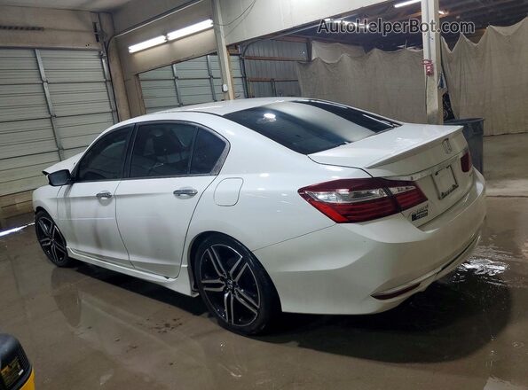1HGCR2F55GA153061 2016 HONDA ACCORD White Հետևի ձախ