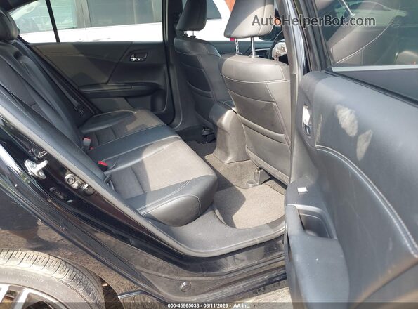 1HGCR2F55GA173035 2016 HONDA ACCORD Black Вид наклейки з VIN-кодом