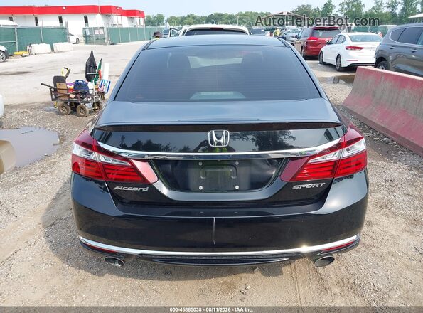 1HGCR2F55GA173035 2016 HONDA ACCORD Black 