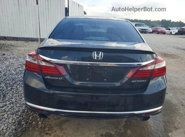 1HGCR2F55GA191891 2016 HONDA ACCORD Black Vista trasera