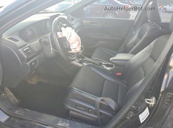 1HGCR2F55GA191891 2016 HONDA ACCORD Black Vista interior delantera