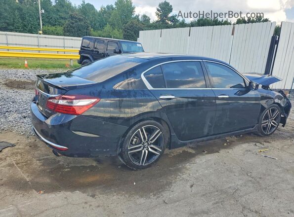1HGCR2F55GA191891 2016 HONDA ACCORD Black Trasero derecho