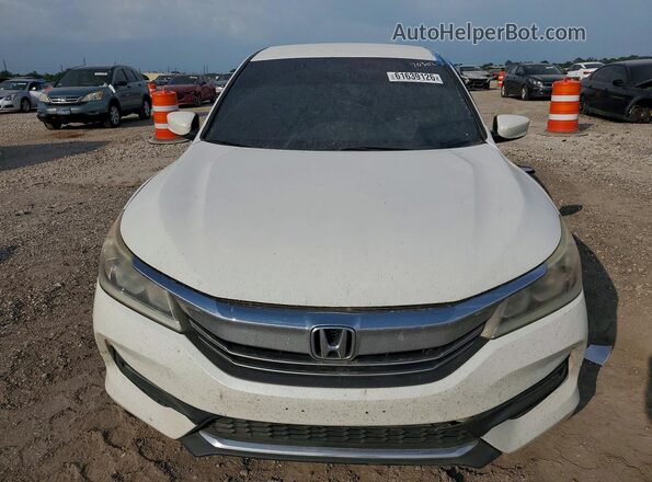 1HGCR2F55HA059246 2017 HONDA ACCORD White Front view