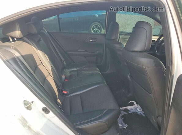 1HGCR2F55HA059246 2017 HONDA ACCORD White Rear seats view