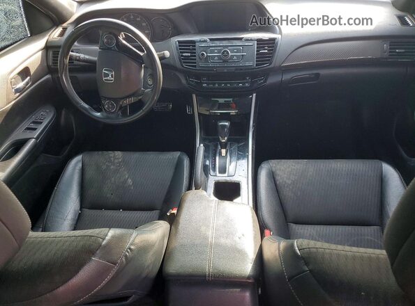 1HGCR2F55HA059246 2017 HONDA ACCORD White Dashboard view