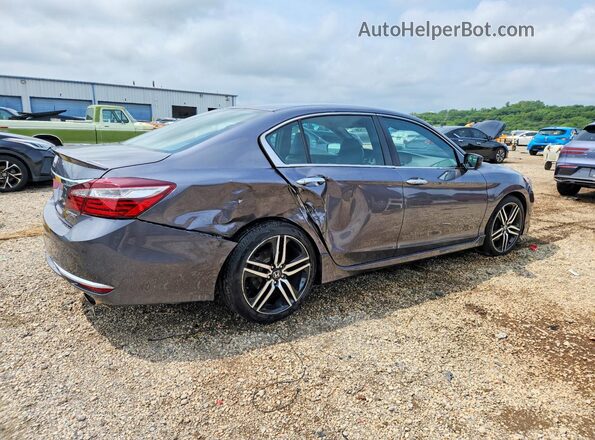 1HGCR2F55HA114908 2017 HONDA ACCORD Gray Tył prawy