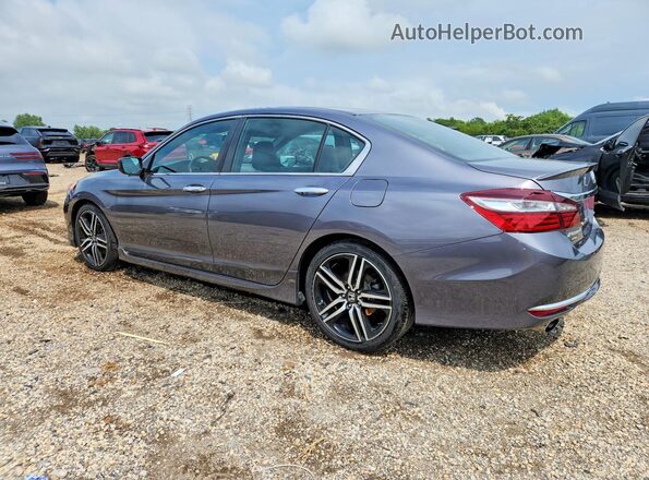 1HGCR2F55HA114908 2017 HONDA ACCORD Gray Tył lewy