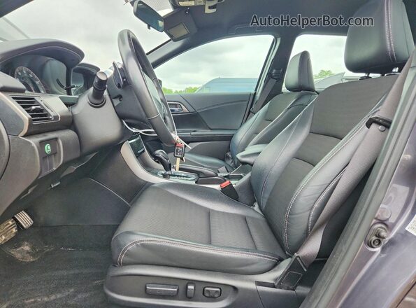 1HGCR2F55HA114908 2017 HONDA ACCORD Gray Widok wnętrza z przodu