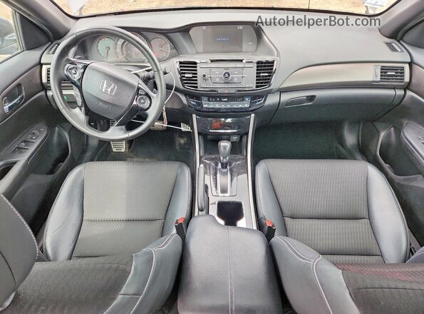 1HGCR2F55HA114908 2017 HONDA ACCORD Gray Widok deski rozdzielczej