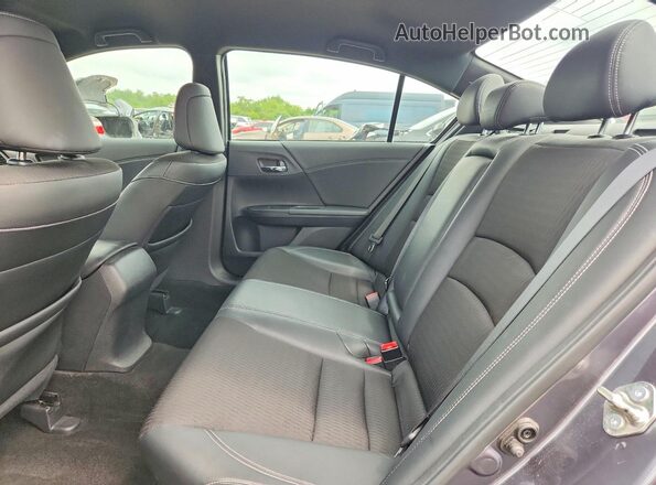 1HGCR2F55HA114908 2017 HONDA ACCORD Gray Widok tylnych siedzeń