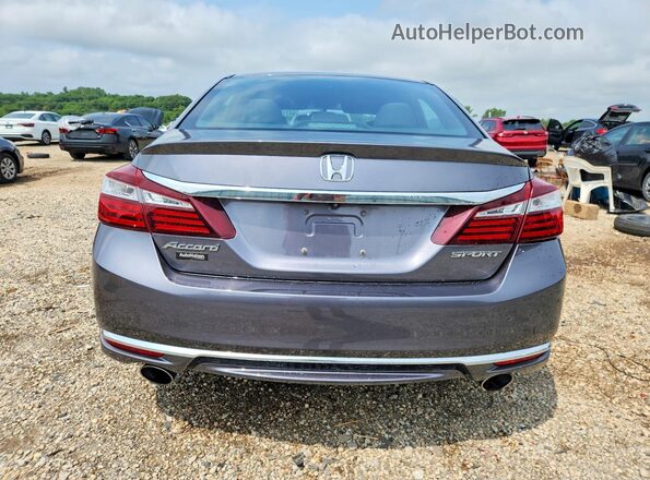 1HGCR2F55HA114908 2017 HONDA ACCORD Gray Widok z tyłu