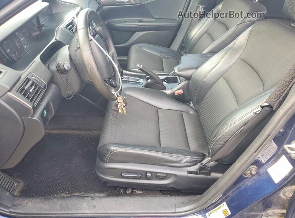 1HGCR2F55HA216290 2017 HONDA ACCORD Blue Widok wnętrza z przodu