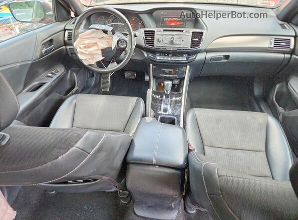 1HGCR2F55HA224907 2017 HONDA ACCORD Red წინა პანელის ხედი