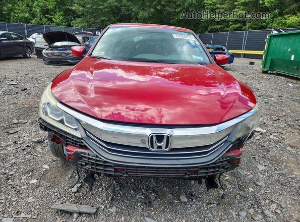 1HGCR2F55HA224907 2017 HONDA ACCORD Red წინა ხედი
