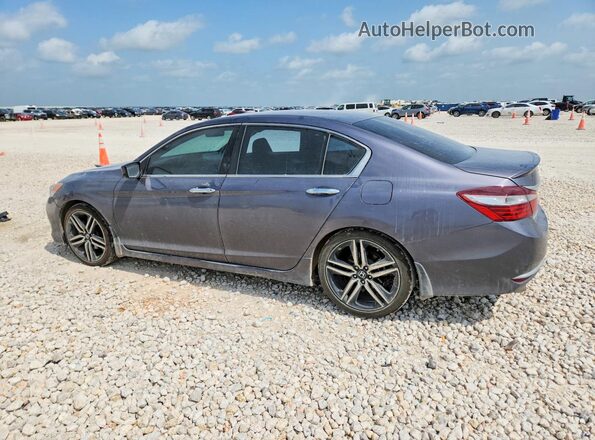 1HGCR2F56GA024150 2016 HONDA ACCORD Gray Задня ліва чверть