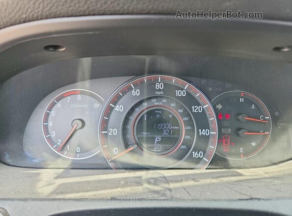 1HGCR2F56GA024150 2016 HONDA ACCORD Gray Вид щитка приладів