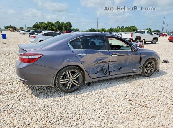 1HGCR2F56GA024150 2016 HONDA ACCORD Gray Задня права чверть