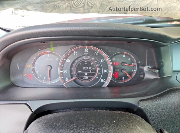 1HGCR2F56GA042745 2016 HONDA ACCORD Maroon ხელსაწყოთა პანელის ხედი
