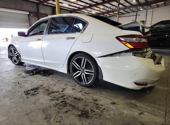 1HGCR2F56GA148886 2016 HONDA ACCORD Белый Задняя левая четверть