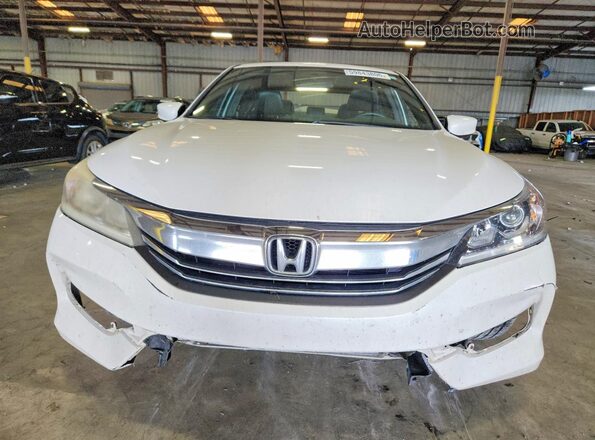 1HGCR2F56GA148886 2016 HONDA ACCORD Белый Вид спереди