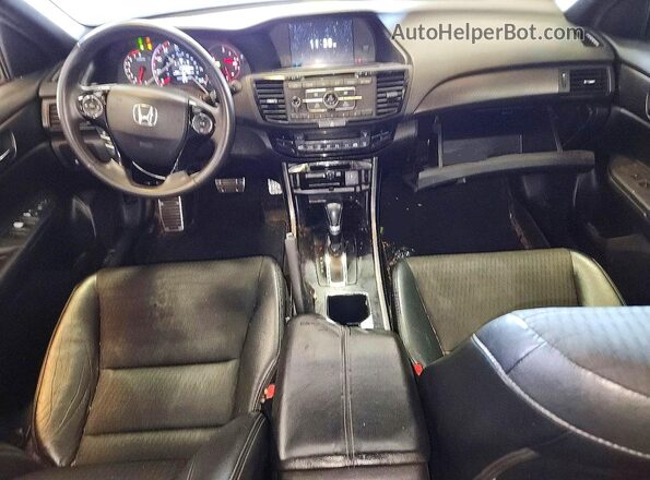 1HGCR2F56GA148886 2016 HONDA ACCORD Белый Вид панели приборов