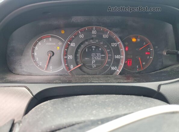 1HGCR2F56GA152226 2016 HONDA ACCORD Blue Vista del cuadro de instrumentos