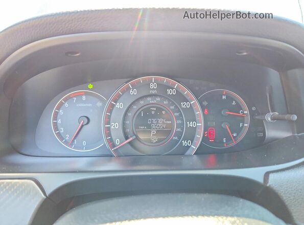 1HGCR2F56GA197571 2016 HONDA ACCORD Черный Вид щитка приборов