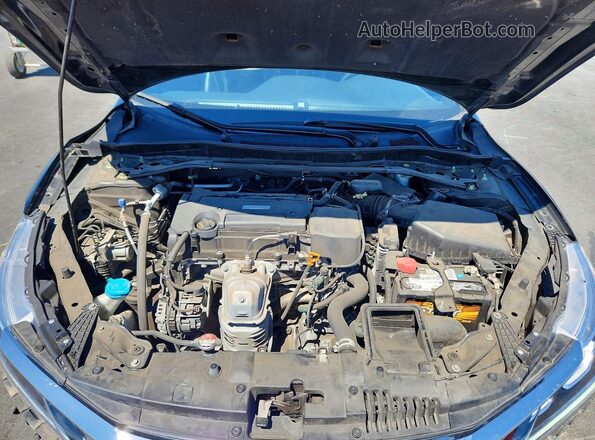 1HGCR2F56GA197571 2016 HONDA ACCORD Черный Вид задней части салона
