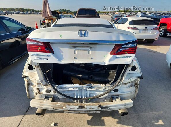 1HGCR2F56GA202087 2016 HONDA ACCORD White უკანა ხედი