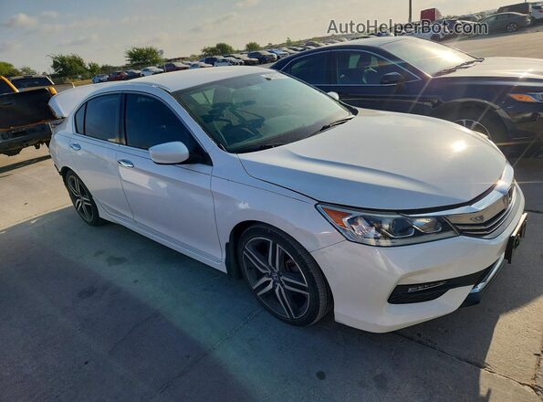 1HGCR2F56GA202087 2016 HONDA ACCORD White წინა მარჯვენა