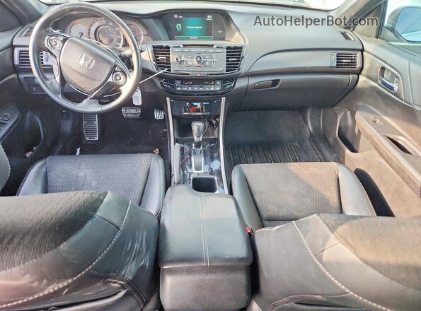 1HGCR2F56GA202087 2016 HONDA ACCORD White წინა პანელის ხედი