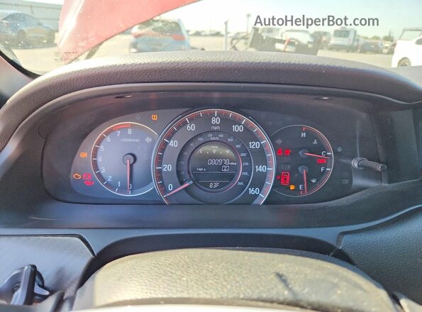 1HGCR2F56HA296991 2017 HONDA ACCORD Красный Вид щитка приборов