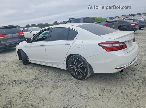 1HGCR2F57GA060588 2016 HONDA ACCORD Белый Задняя левая четверть