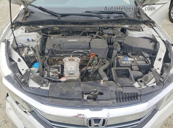 1HGCR2F57GA060588 2016 HONDA ACCORD Белый Вид задней части салона