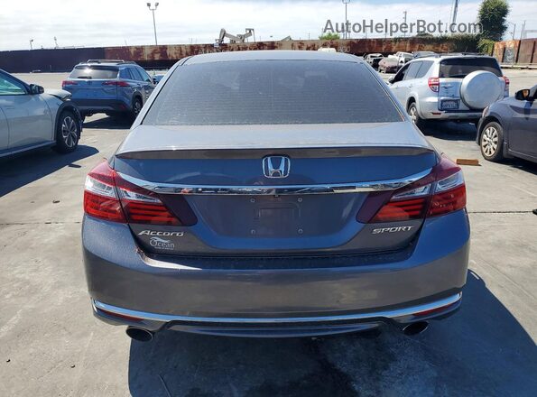 1HGCR2F57HA044103 2017 HONDA ACCORD Silver Հետևի տեսք