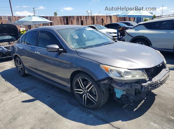 1HGCR2F57HA044103 2017 HONDA ACCORD Silver Առջևի աջ