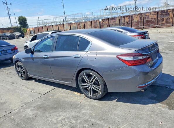 1HGCR2F57HA044103 2017 HONDA ACCORD Silver Հետևի ձախ