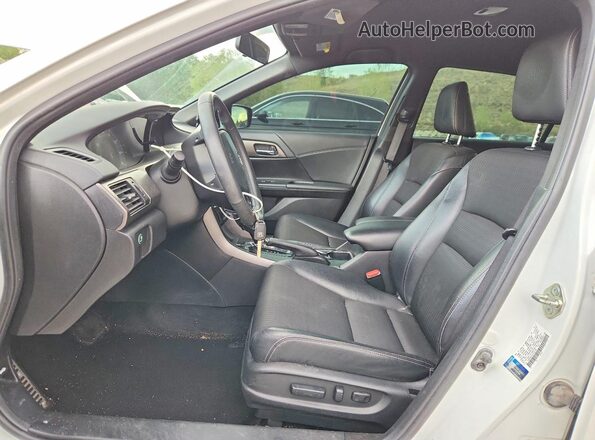 1HGCR2F57HA181266 2017 HONDA ACCORD White წინა სალონის ხედი