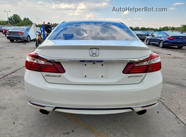 1HGCR2F57HA181266 2017 HONDA ACCORD White უკანა ხედი
