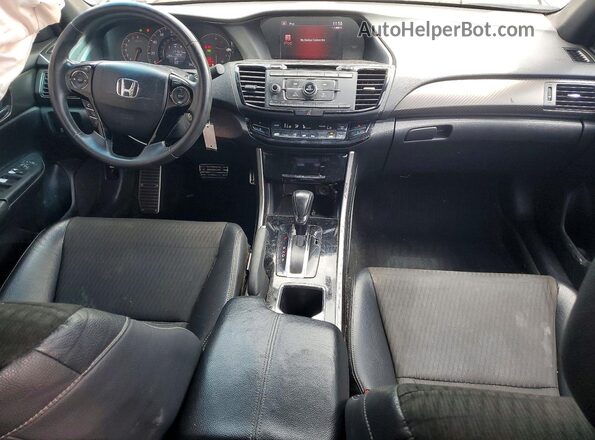 1HGCR2F57HA255706 2017 HONDA ACCORD Black წინა პანელის ხედი