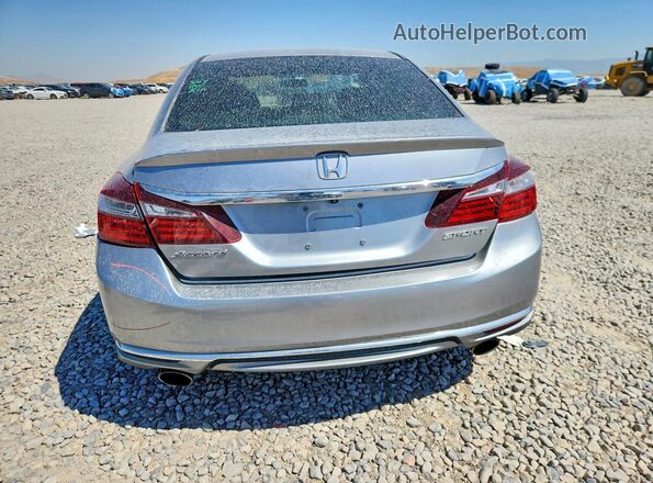 1HGCR2F57HA261702 2017 HONDA ACCORD Silver Հետևի տեսք