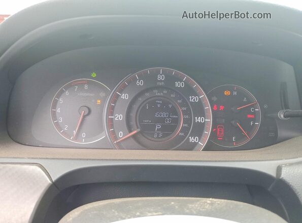 1HGCR2F57HA305763 2017 HONDA ACCORD Белый Вид щитка приборов