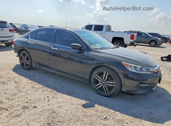 1HGCR2F58GA015482 2016 HONDA ACCORD Black Առջևի աջ