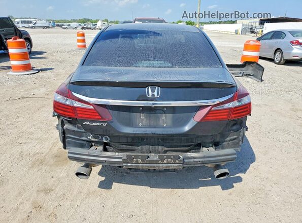 1HGCR2F58GA015482 2016 HONDA ACCORD Black Հետևի տեսք